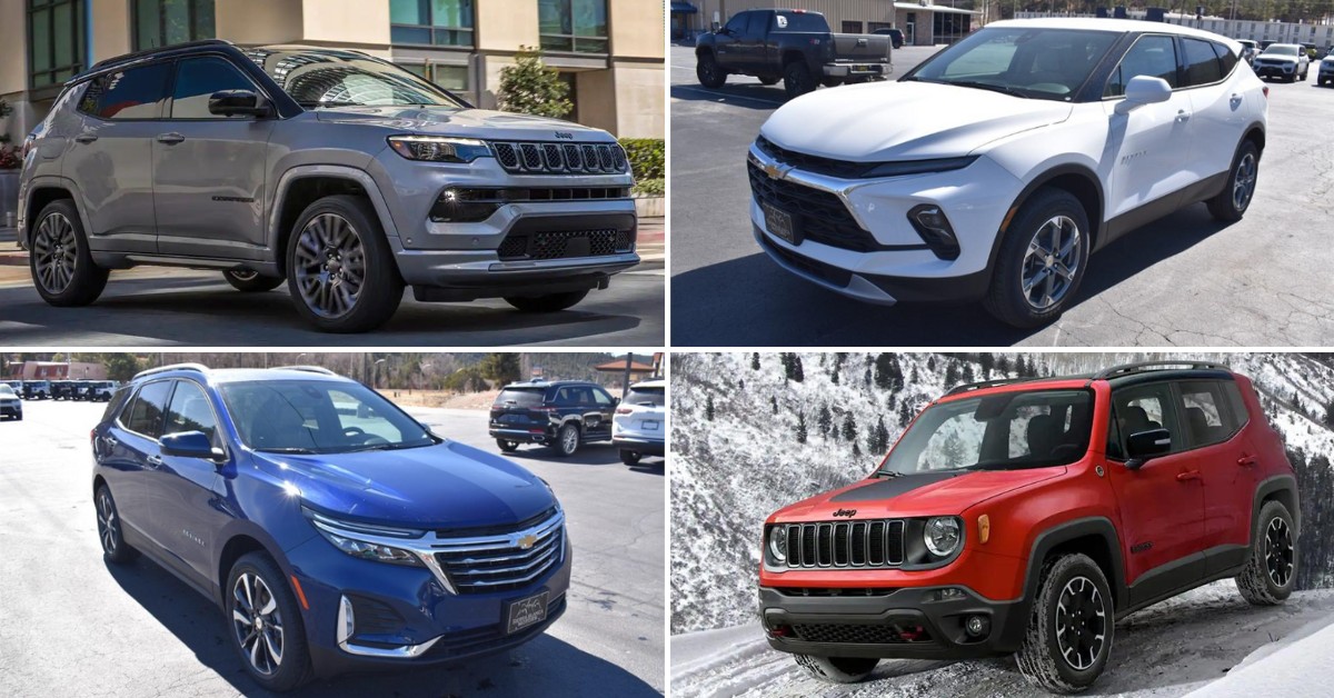 The Top 2023 Compact SUVs at Sierra Blanca Motors | 2023 Chevrolet Equinox | 2023 Chevrolet Trailblazer | 2023 Jeep Compass | 2023 Jeep Renegade