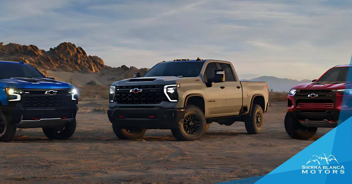 3 trucks. Unlock End-of-Year Savings on Chevrolet Vehicles at Sierra Blanca Motors.